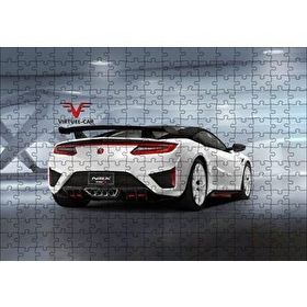Cakapuzzle Acura Integra Type R Beyaz Arka Görünüş Mdf 120 Parça Puzzle