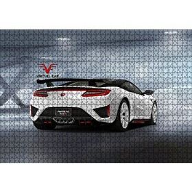 Cakapuzzle Acura Integra Type R Beyaz Arka Görünüş Mdf 120 Parça Puzzle