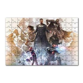Cakapuzzle Adalet Birliği Süper Kahraman Karakterleri 120 Parça Ahşap Puzzle