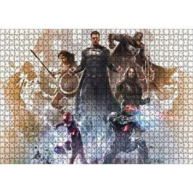 Cakapuzzle Adalet Birliği Süper Kahraman Karakterleri 120 Parça Ahşap Puzzle