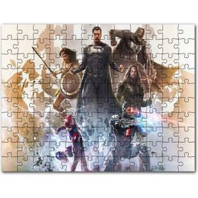 Cakapuzzle Adalet Birliği Süper Kahraman Karakterleri Mdf 1000 Parça Puzzle