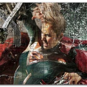 Cakapuzzle Adaletsizlik İki Supergirl Battles Superman Mdf 255 Parça Puzzle