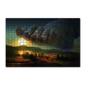 Cakapuzzle Adam Doğa Ayak Gücü 120 Parça Ahşap Puzzle