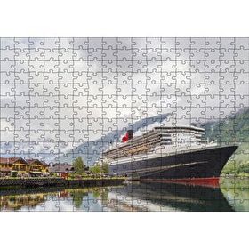 Cakapuzzle Adriyatik Denizinde Cruise Gemisi ve Bulutlar Mdf 255 Parça Puzzle