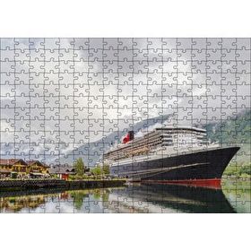Cakapuzzle Adriyatik Denizinde Cruise Gemisi ve Bulutlar Mdf 255 Parça Puzzle