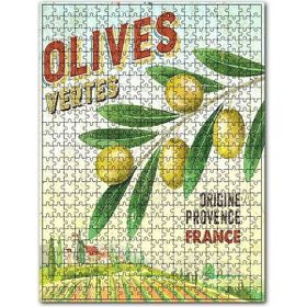Cakapuzzle Afişte Zeytin Bahçesi Görseli Ahşap 1000 Parça Puzzle