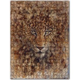 Cakapuzzle Afrika Leoparı Çizim Görseli 120 Parça Puzzle