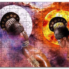 Cakapuzzle Afrikalı Tanrıça ve Hizmetkarı Mdf 1000 Parça Puzzle