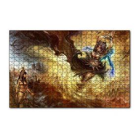 Cakapuzzle Afrikalı Tanrıça ve Kadın Savaşçı 120 Parça Ahşap Puzzle