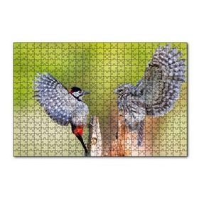 Cakapuzzle Ağaçkakan ve Baykuş 120 Parça Ahşap Puzzle