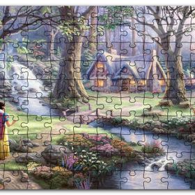 Cakapuzzle Ağaçlar Arasındaki Kahverengi Fantezi Periler Mdf 255 Parça Puzzle