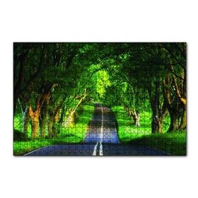 Cakapuzzle Ağaçlar Ve Yol 120 Parça Ahşap Puzzle