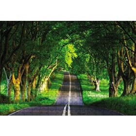 Cakapuzzle Ağaçlar Ve Yol 120 Parça Ahşap Puzzle