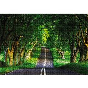 Cakapuzzle Ağaçlar Ve Yol 120 Parça Ahşap Puzzle