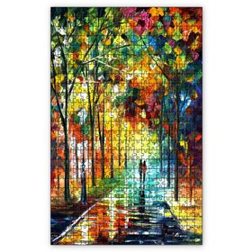 Cakapuzzle Ağaçlı Parkta Çift Yağlıboya Ahşap 255 Parça Puzzle