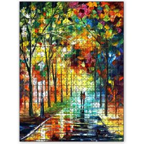 Cakapuzzle Ağaçlı Parkta Çift Yağlıboya Ahşap 255 Parça Puzzle