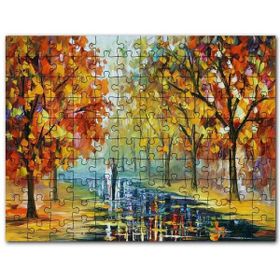 Cakapuzzle Ağaçlı Yolda Sevgili Çift Mdf 1000 Parça Puzzle