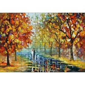 Cakapuzzle Ağaçlı Yolda Sevgili Çift Mdf 120 Parça Puzzle