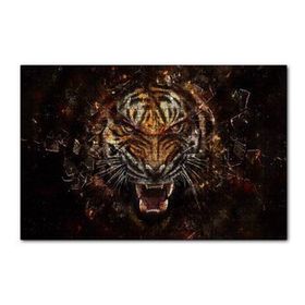Cakapuzzle Agresif Kaplan ve Kırılan Cam 120 Parça Ahşap Puzzle