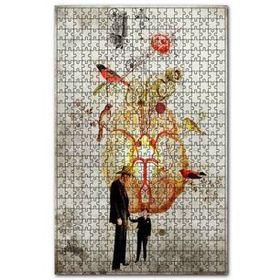 Cakapuzzle Ahşap Tablo Diego Max Sanat Görseli 120 Parça Ahşap Puzzle