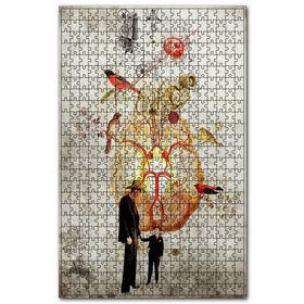 Cakapuzzle Ahşap Tablo Diego Max Sanat Görseli Ahşap 1000 Parça Puzzle