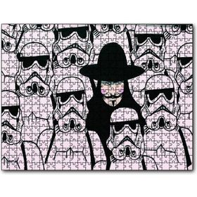 Cakapuzzle Ahşap Tablo V For Vendetta Star Wars 255 Parça Puzzle