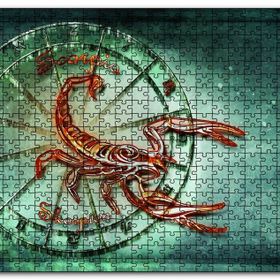 Cakapuzzle Akrep Burcu Sembo Astroloji Ahşap 500 Parça Puzzle