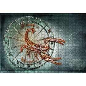 Cakapuzzle Akrep Burcu Sembo Astroloji Ahşap 500 Parça Puzzle