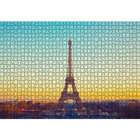Cakapuzzle Akşamüzeri Eyfel Kulesi ve Paris 120 Parça Ahşap Puzzle