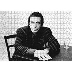 Cakapuzzle Al Pacino Baba Filminden Çizgili Ceket 120 Parça Ahşap Puzzle
