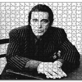Cakapuzzle Al Pacino Baba Filminden Çizgili Ceket Mdf 500 Parça Puzzle