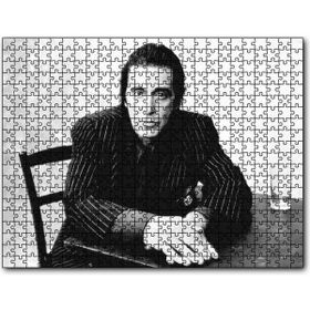 Cakapuzzle Al Pacino Baba Filminden Çizgili Ceket Mdf 500 Parça Puzzle