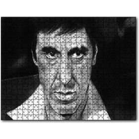 Cakapuzzle Al Pacino Karakalem Çizim Mdf 500 Parça Puzzle