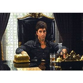 Cakapuzzle Al Pacino Tahtında 120 Parça Ahşap Puzzle