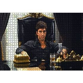 Cakapuzzle Al Pacino Tahtında 120 Parça Ahşap Puzzle