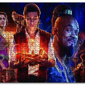 Cakapuzzle Aladdin Cin Prenses Film Görseli Mdf 120 Parça Puzzle