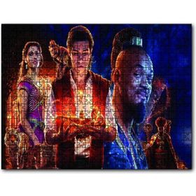 Cakapuzzle Aladdin Cin ve Prenses Film Görseli 500 Parça Ahşap Puzzle