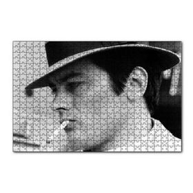 Cakapuzzle Alain Delon Şapkalı 120 Parça Ahşap Puzzle