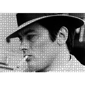Cakapuzzle Alain Delon Şapkalı 120 Parça Ahşap Puzzle