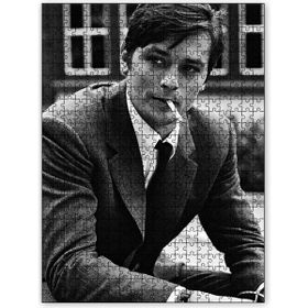 Cakapuzzle Alain Delon Sigara İçen Ahşap 255 Parça Puzzle