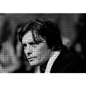 Cakapuzzle Alain Delon Siyah Beyaz Ahşap 1000 Parça Puzzle