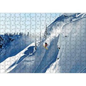 Cakapuzzle Alaskada Akrabotik Sporu Kayak 120 Parça Ahşap Puzzle