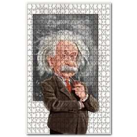 Cakapuzzle Alber Einstein Karatahta Karikatürize Ahşap 255 Parça Puzzle