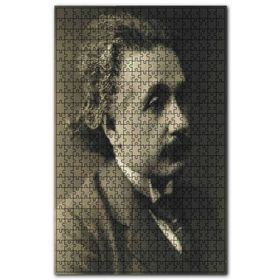 Cakapuzzle Albert Einstein Hüzünlü Görünüş Portre Ahşap 255 Parça Puzzle