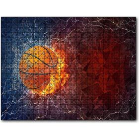 Cakapuzzle Alev Buz Basketbol Topu 120 Parça Puzzle