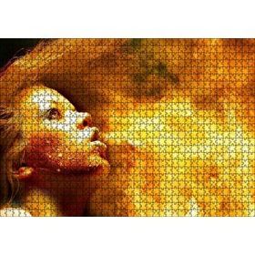 Cakapuzzle Alev Soluyan Alev Saçlı Kadın 120 Parça Ahşap Puzzle