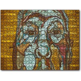 Cakapuzzle Alfred Hitchcock Portre Duvar Boyama Mdf 120 Parça Puzzle