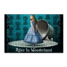 Cakapuzzle Alice Harikalar Diyarında Fincan ve Tabak 120 Parça Ahşap Puzzle