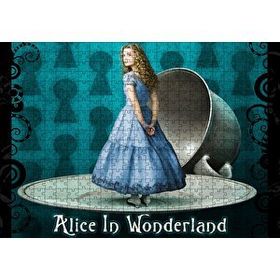 Cakapuzzle Alice Harikalar Diyarında Fincan ve Tabak 120 Parça Ahşap Puzzle