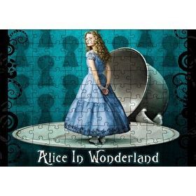 Cakapuzzle Alice Harikalar Diyarında Fincan ve Tabak 120 Parça Ahşap Puzzle